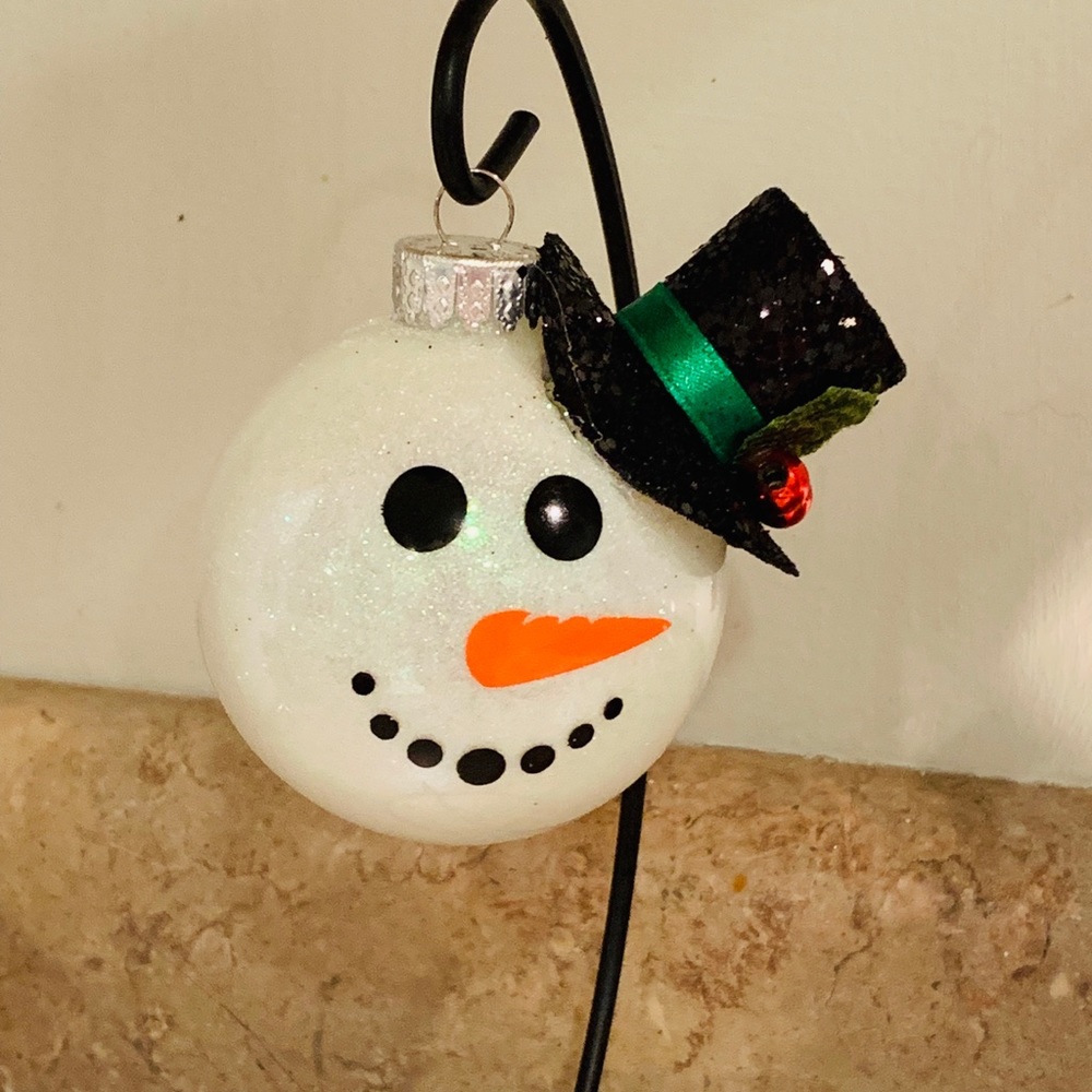 Snowman Christmas ornament